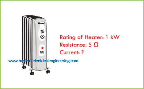 what-current-will-flow-though-a-1-kw-heater-which-has-5-Ω-resistance